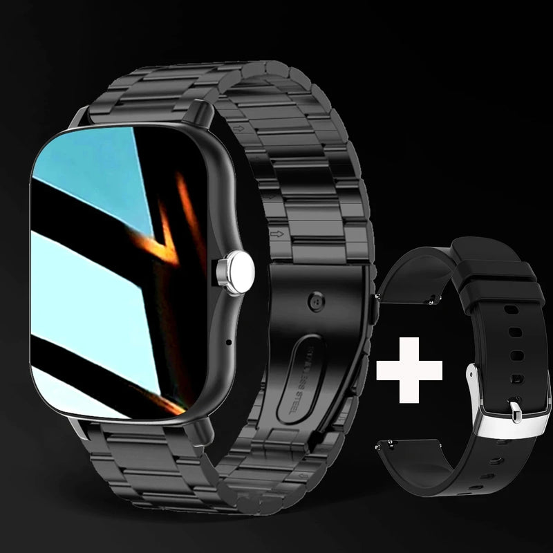 Relógio inteligente para homens mulheres presente para xiaomi tela de toque completa esporte fitness relógios bt chamada digital smartwatch relógio de pulso 2024 novo