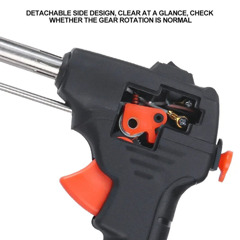 Pistola de solda automática, 110v/220v, 60w, tomada eua/ue, aquecimento interno, envio automático, ferramentas de reparo de soldagem de pistola de lata